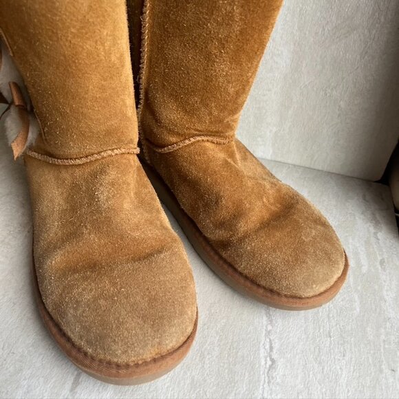 ** Koolaburra by Ugg boots Bow fur lined Womens 8 - Picture 2 of 13